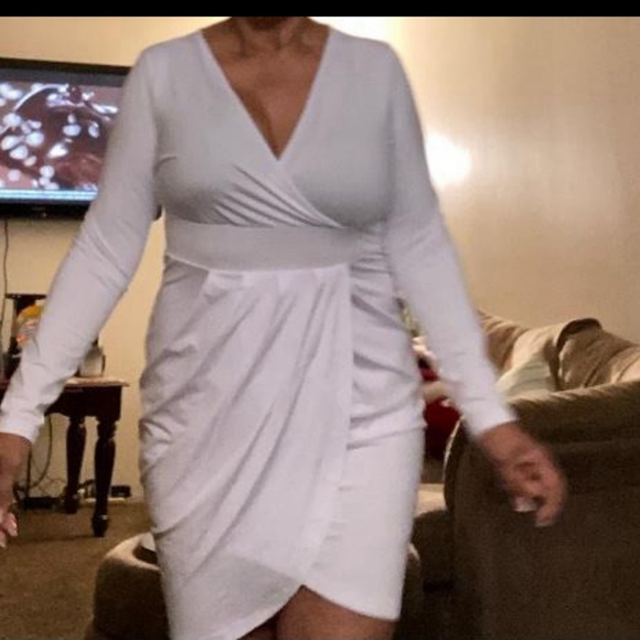 Women’s 4X PoshShe White Bodycon Dress NWT - Picture 10 of 10